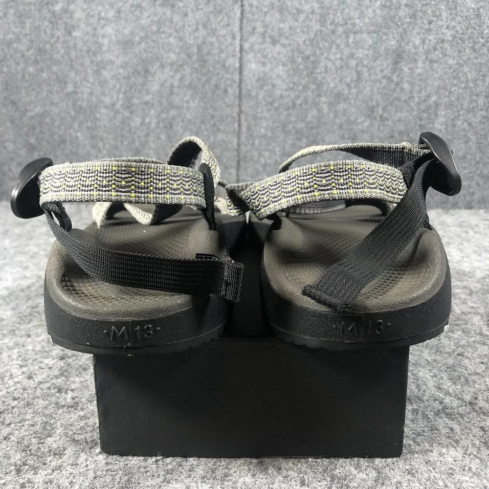 Chaco ZX2‎ Toe Loop Sandals Mens 13 Gray Adjustable Hiking Outdoor Comfort